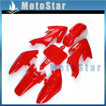 Красный обтекатель пластикового крыла комплект для Honda CRF50 XR50 Pit Dirt Bike SDG DHZ GPX 50cc 70cc 90cc 110cc 125cc
