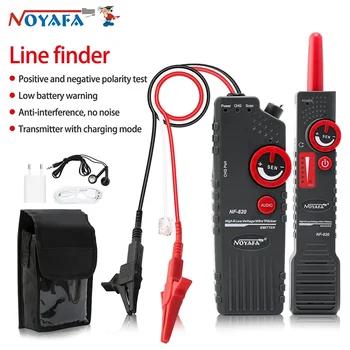 NOYAFA NF-820 Подземный кабельный локатор Wire Tracker Network Tester Высоковольтный кабельный провод с зажимом типа «крокодил