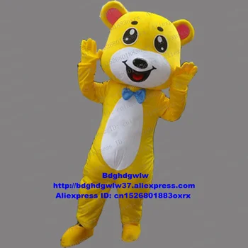 желтый медведь талисман костюм взрослый мультфильм персонаж костюм костюм веселый смешной рекламный привод zx77 бесплатная доставка