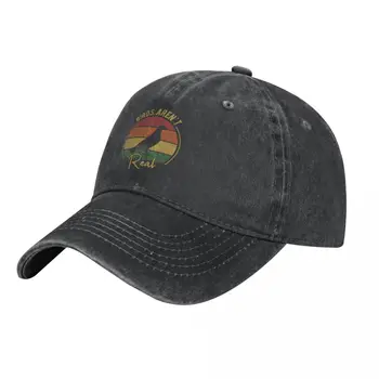Птицы не настоящие - Винтажная ретро кепка для птиц ковбойская шапка меховая шапка для женщин мужская