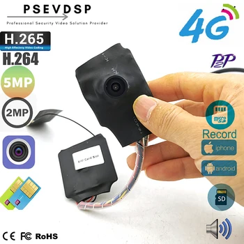 PSEVDSP 2 Мп 5 Мп 1920P Широкоугольная аудио Мини 3G 4G Безопасность Ip Камера С SIM SD Слот для SD-карты Шпионский модуль DIY 4G Kamera P2P