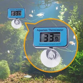 LCD цифровой аквариумный термометр для аквариума с широкой сферой применения Простота измерения температуры воды