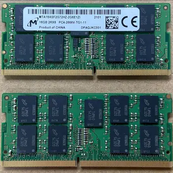 Micron DDR4 ECC-sodimm 16 ГБ 2666 Сервер ноутбук Оперативная память 260pin 16 ГБ 2RX8 PC4-2666V-TG1-11 1 шт