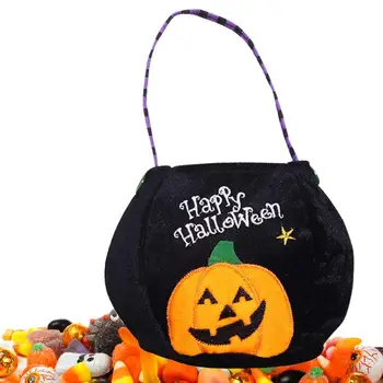 Хэллоуин Trick Or Treat Сумки Сумки Большие многоразовые тыквенные сумки Ведра на Хэллоуин DIY Нетканая корзина для малышей и детей