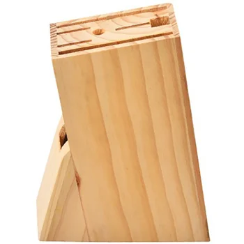 Универсальный блок ножей Большой блок деревянных ножей Блок без ножей Столешница Мясник Блок Держатель ножей Органайзер Широкий
