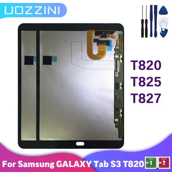 Для Samsung S3 T820 LCD TAB S3 SM-T825 T827V Дисплей Сенсорный экран Дигитайзер Панель Полная сборка Запасные части 100% проверено