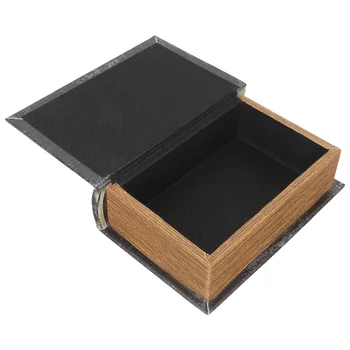  Коробка для хранения в форме книги Декоративный реквизит Ретро Коробка для хранения Винтажная коробка в форме книги