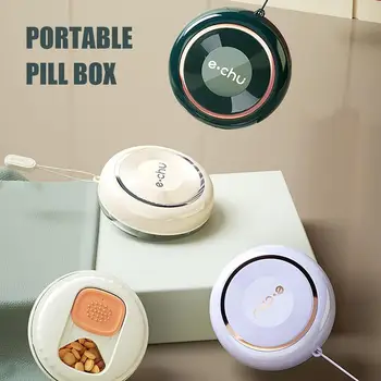 Органайзер для таблеток Водонепроницаемый портативный держатель для планшета для хранения Мини-карман для лекарств Контейнер для хранения Коробка для путешествий